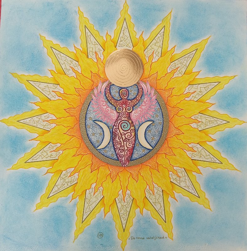 kosmische vrouwchakra.